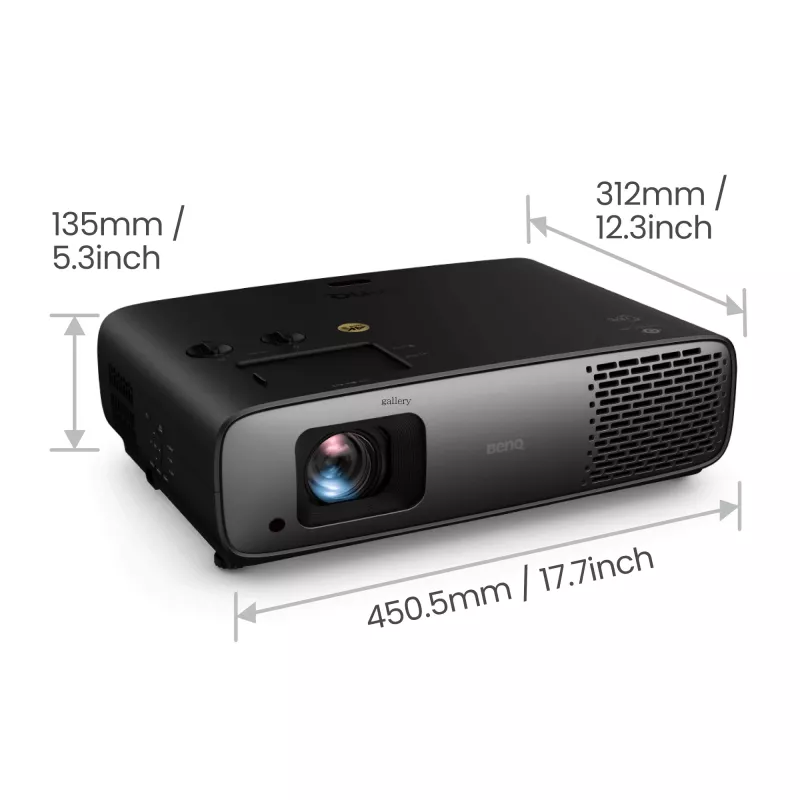 BenQ W4100i proiettore standard throw 3200 ANSI Lumen DLP UHD 4K (3840x2160) 3D nero