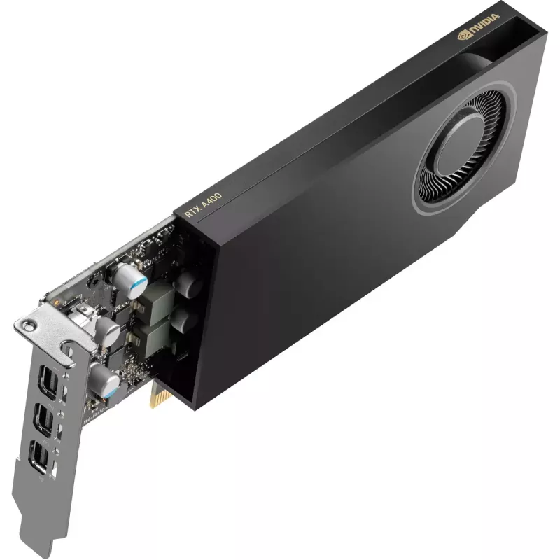 HP NVIDIA RTX A400 4GB GDDR6 scheda grafica, 4x Mini DisplayPort (9U277AA)