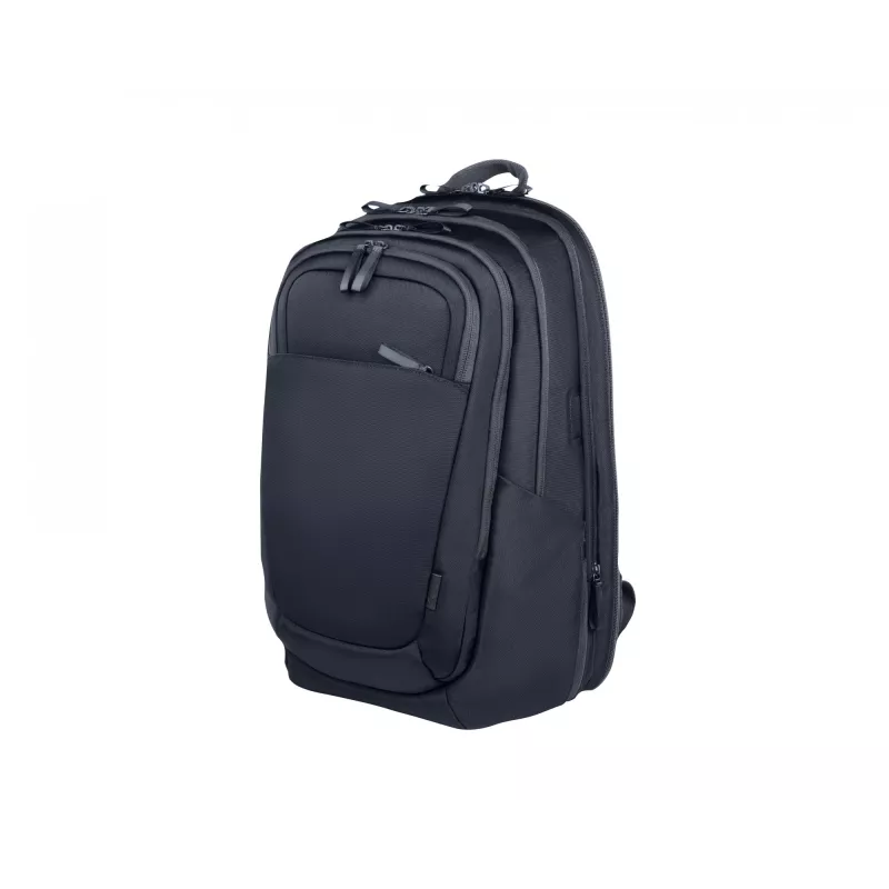 HP Travel Plus zaino per laptop da 30 l, 17,3 pollici (43,9 cm), espandibile a 35 l, tasca con blocco RFID, 1,08 kg, blu grafite