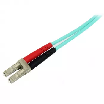 Cavo in fibra ottica StarTech.com 10m LC/UPC a LC/UPC OM3 multimodale, cavo zipcord full duplex 50/125µm, 100G, bassa attenuazione di inserzione, cavo jumper in fibra LSZH