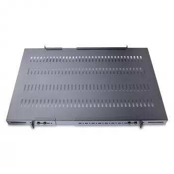 StarTech.com ripiano per rack server 1U a 4 montanti regolabile ventilato - 330lbs(150 kg) - profondità di montaggio regolabile da 19.5 a 38in ripiano universale per rack AV/rete 19 pollici - profondo 27.5in