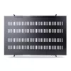 StarTech.com ADJSHELFHDV ripiano 1U regolabile ventilato per rack server, heavy duty, 150 kg, profondità di montaggio regolabile 49,5–97,4 cm (19,5–38 pollici), 19 pollici, nero