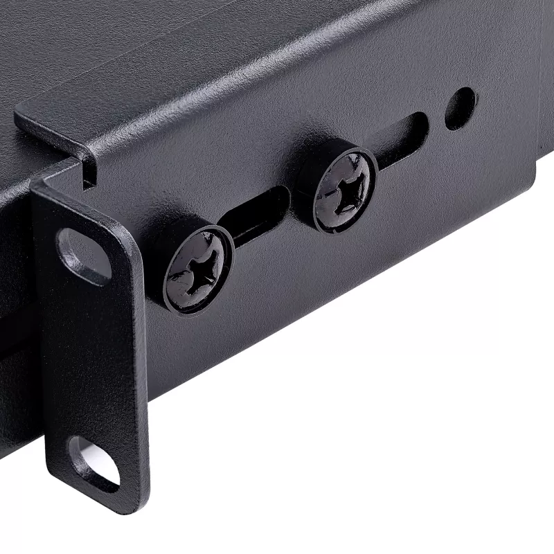 StarTech.com ADJSHELFHDV ripiano 1U regolabile ventilato per rack server, heavy duty, 150 kg, profondità di montaggio regolabile 49,5–97,4 cm (19,5–38 pollici), 19 pollici, nero