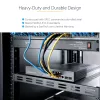 StarTech.com ADJSHELFHDV ripiano 1U regolabile ventilato per rack server, heavy duty, 150 kg, profondità di montaggio regolabile 49,5–97,4 cm (19,5–38 pollici), 19 pollici, nero