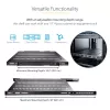 StarTech.com ADJSHELFHDV ripiano 1U regolabile ventilato per rack server, heavy duty, 150 kg, profondità di montaggio regolabile 49,5–97,4 cm (19,5–38 pollici), 19 pollici, nero
