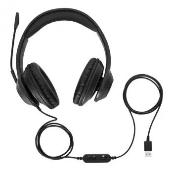 Targus AEH102GL cuffie con filo archetto chiamate/musica USB Type-A nero