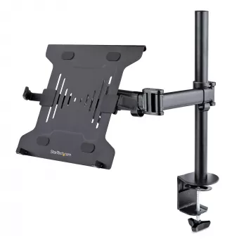 Supporto da scrivania per laptop StarTech.com – supporto per monitor e laptop – display fino a 34 pollici (8 kg) e laptop (4,5 kg) – braccio articolato VESA per laptop – montaggio a morsetto/passacavo