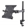 Supporto da scrivania per laptop StarTech.com – supporto per monitor e laptop – display fino a 34 pollici (8 kg) e laptop (4,5 kg) – braccio articolato VESA per laptop – montaggio a morsetto/passacavo
