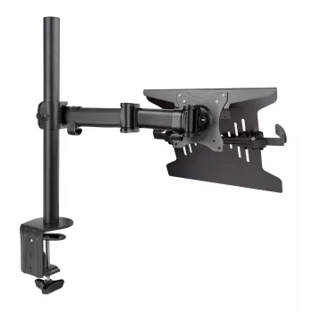 Supporto da scrivania per laptop StarTech.com – supporto per monitor e laptop – display fino a 34 pollici (8 kg) e laptop (4,5 kg) – braccio articolato VESA per laptop – montaggio a morsetto/passacavo