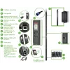 APC APDU9953 unità di distribuzione dell'alimentazione (PDU) 24 prese AC 0U nero