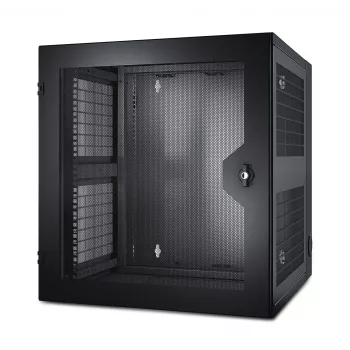 Armadio rack a parete APC NetShelter 13U porta ventilata doppio senso profondità server