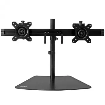 Supporto StarTech.com per due monitor – orizzontale – nero, da appoggio, 8 kg, 61 cm (24