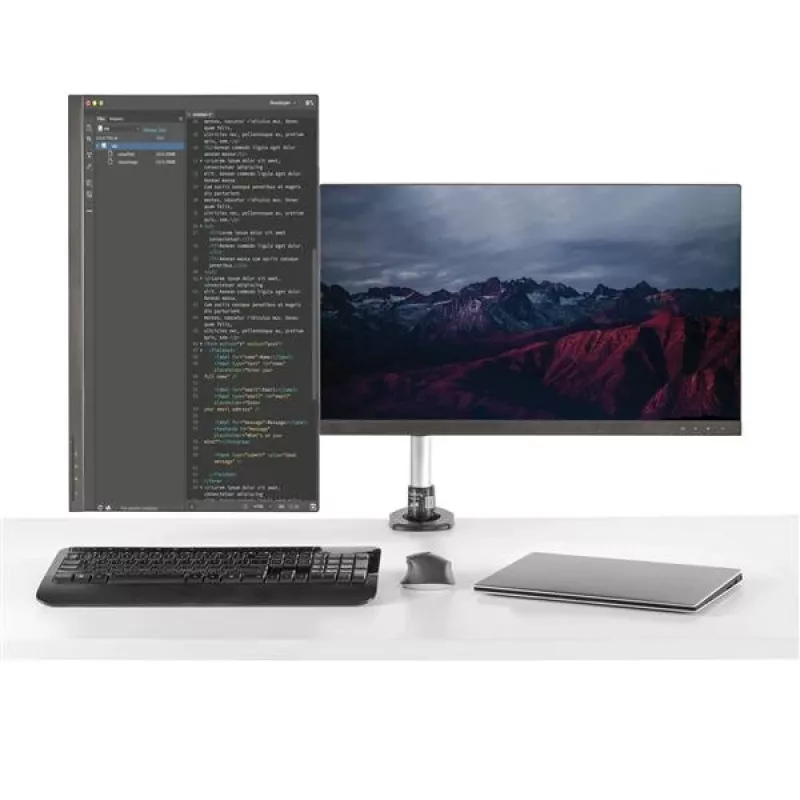 Braccio doppio per monitor da scrivania StarTech.com – completamente articolato – premium