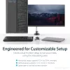 Braccio doppio per monitor da scrivania StarTech.com – completamente articolato – premium