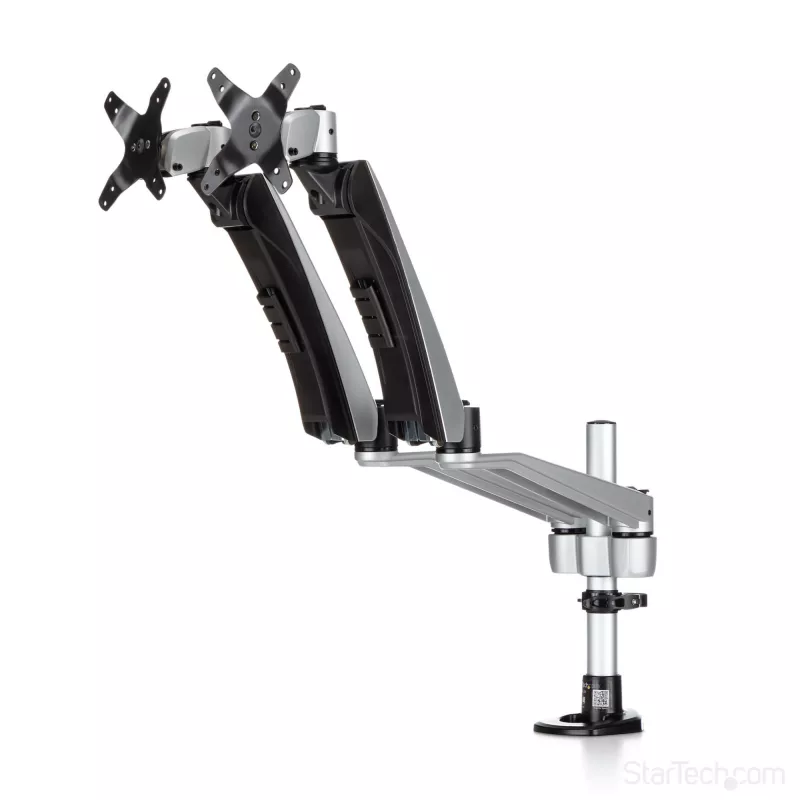 Braccio doppio per monitor da scrivania StarTech.com – completamente articolato – premium