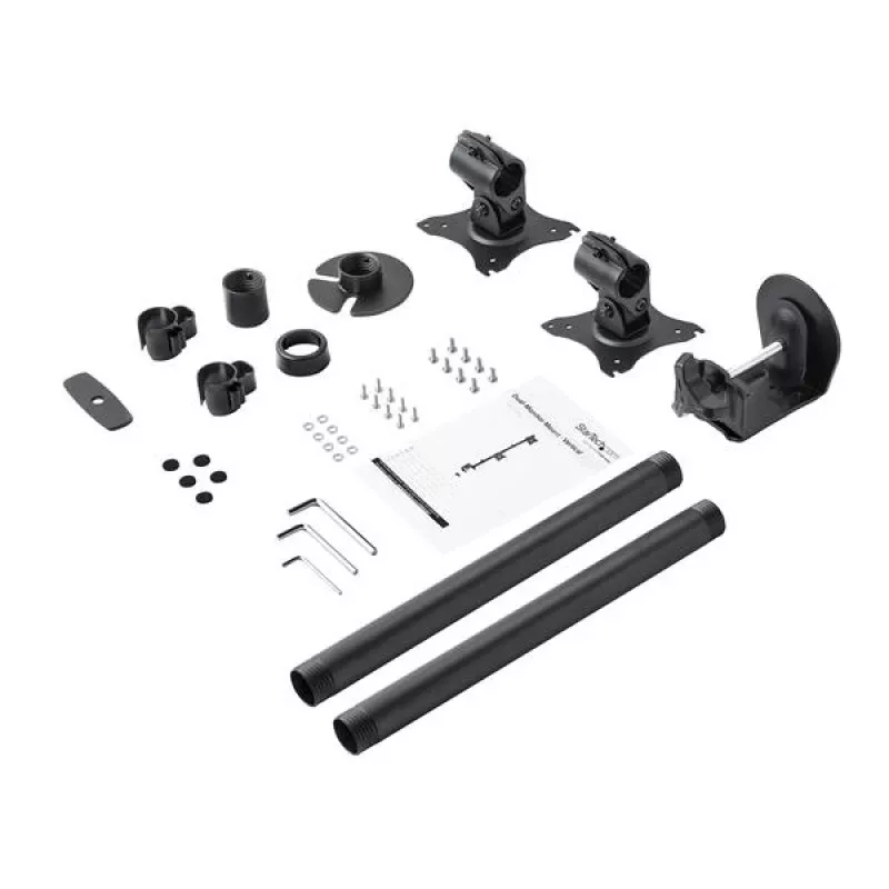 Supporto da tavolo StarTech.com per due monitor – verticale – acciaio