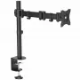 Braccio monitor da scrivania StarTech.com per display VESA fino a 34 pollici (8 kg) - supporto a colonna articolato per monitor singolo - supporto monitor ergonomico regolabile in altezza - morsetto da tavolo/passacavo