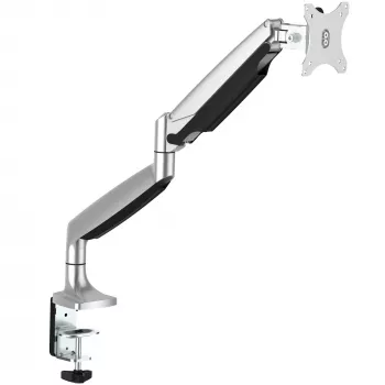 Supporto monitor da scrivania StarTech.com - supporto monitor VESA ergonomico ad alta portata - schermo singolo da 9 kg - completamente articolato, regolabile in altezza, snodato - alluminio - morsetto da tavolo/passacavo - argento