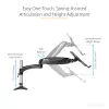 Supporto da scrivania StarTech.com per laptop – braccio articolato completamente mobile per laptop o monitor singolo da 34