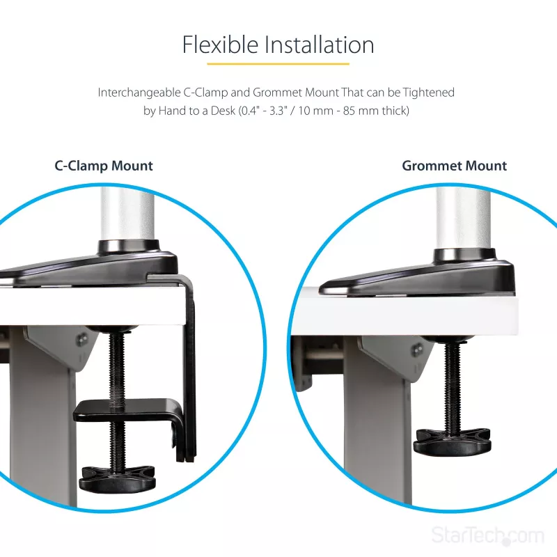 Supporto da scrivania StarTech.com per laptop – braccio articolato completamente mobile per laptop o monitor singolo da 34