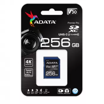 ADATA ASDX256GUI3V30S-R scheda di memoria 256 GB SDXC UHS-I Class 10