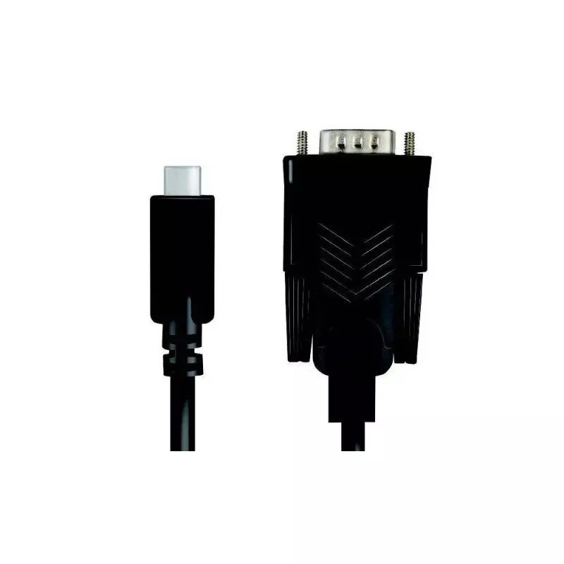 LogiLink AU0051A cavo adattatore seriale da USB-C a RS232 (DB9), 1,2 m, nero