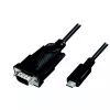 Adattatore cavo video LogiLink AU0051A 1,2 m USB-C VGA D-Sub nero