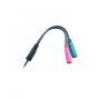 Cavo audio Microconnect AUDALS015 0,25 m 3,5 mm 2 x 3,5 mm nero