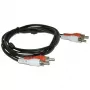 Cavo audio Microconnect AUDCC5 5 m 2 x RCA nero