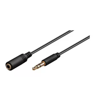 Cavo audio Microconnect AUDLG2G 2 m 3,5 mm nero
