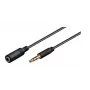 Microconnect AUDLG5G Cavo audio 5 m 3,5 mm nero