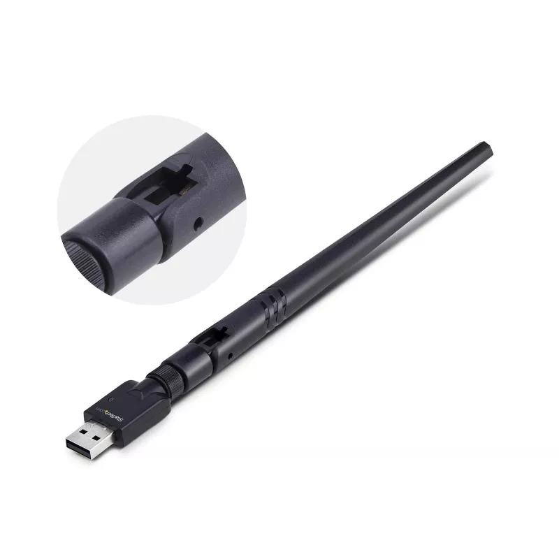 StarTech.com Adattatore Dongle USB Bluetooth 5.3 Class 1 per PC/Laptop, connessione a lunga distanza per tastiera, mouse, streaming audio e rete PAN, Windows/Linux