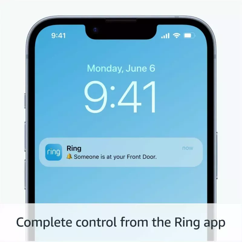 Amazon Ring Battery Video Doorbell Pro B0B2BNM4PV campanello smart con videocamera, Wi-Fi, video HD+, visione notturna, audio bidirezionale