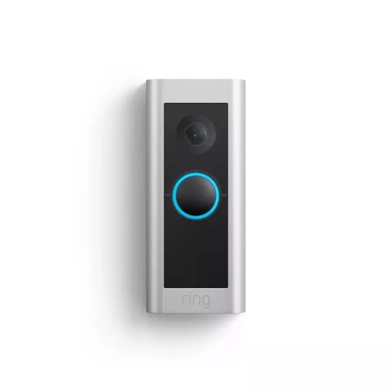 Amazon Ring Battery Video Doorbell Pro B0B2BNM4PV campanello smart con videocamera, Wi-Fi, video HD+, visione notturna, audio bidirezionale