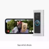 Amazon Ring Battery Video Doorbell Pro B0B2BNM4PV campanello smart con videocamera, Wi-Fi, video HD+, visione notturna, audio bidirezionale