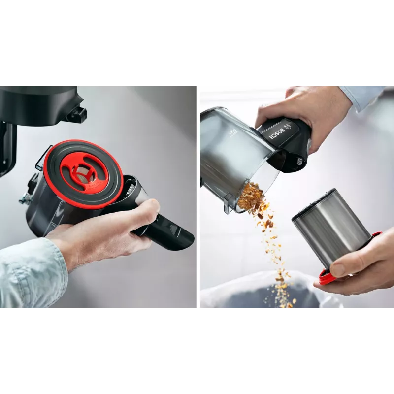 Aspirapolvere verticale Bosch BCS712XXL a batteria senza sacco 0,3 L nero 3 Ah
