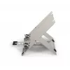 BakkerElkhuizen FlexTop 270 BNEFT270 supporto per laptop fino a 16 pollici (40,6 cm), 7 livelli, altezza 90-200 mm, alluminio, grigio