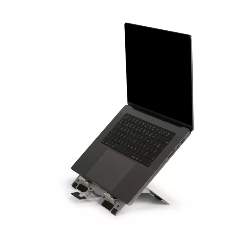 BakkerElkhuizen FlexTop 270 BNEFT270 supporto per laptop fino a 16 pollici (40,6 cm), 7 livelli, altezza 90-200 mm, alluminio, grigio