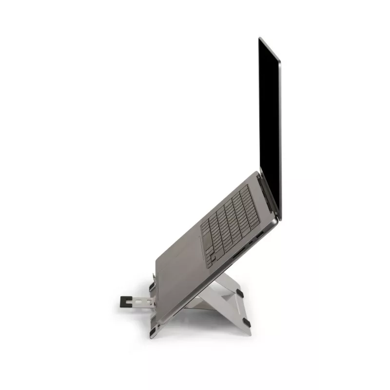 BakkerElkhuizen FlexTop 270 BNEFT270 supporto per laptop fino a 16 pollici (40,6 cm), 7 livelli, altezza 90-200 mm, alluminio, grigio