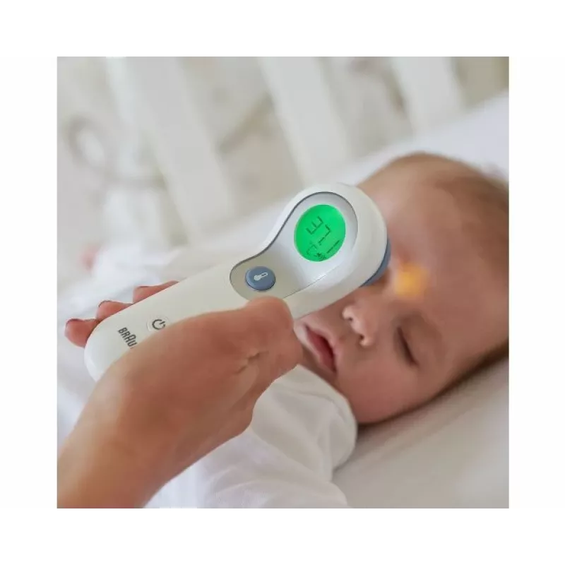 Braun BNT300WE termometro digitale per il corpo termometro a sensore frontale bianco fronte pulsanti