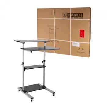 Scrivania per computer LogiLink BP0070 nero grigio