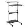 Scrivania per computer LogiLink BP0070 nero grigio