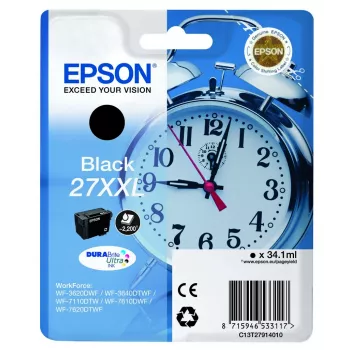 Epson Alarm clock 27XXL DURABrite Ultra Cartuccia inchiostro 1 pezzo originale nero