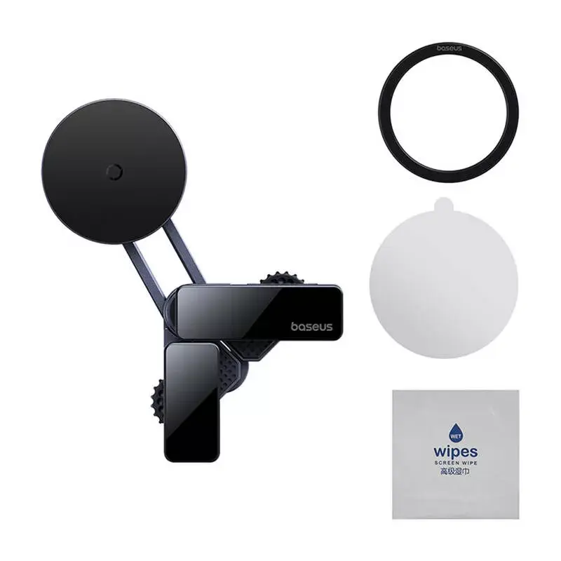 Supporto magnetico per auto Baseus MaxView grigio per smartphone e tablet da fissare al display del veicolo