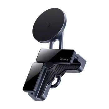 Supporto magnetico per auto Baseus MaxView grigio per smartphone e tablet da fissare al display del veicolo