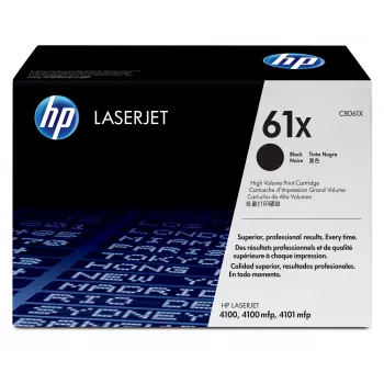 HP 61X cartuccia toner originale LaserJet nero ad alta capacità 1 pz.