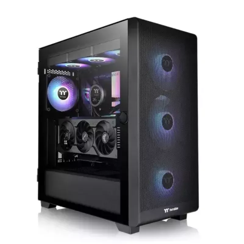 Case PC Thermaltake S250 TG Midi Tower nero