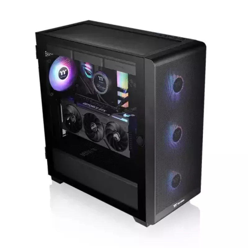 Case PC Thermaltake S250 TG Midi Tower nero