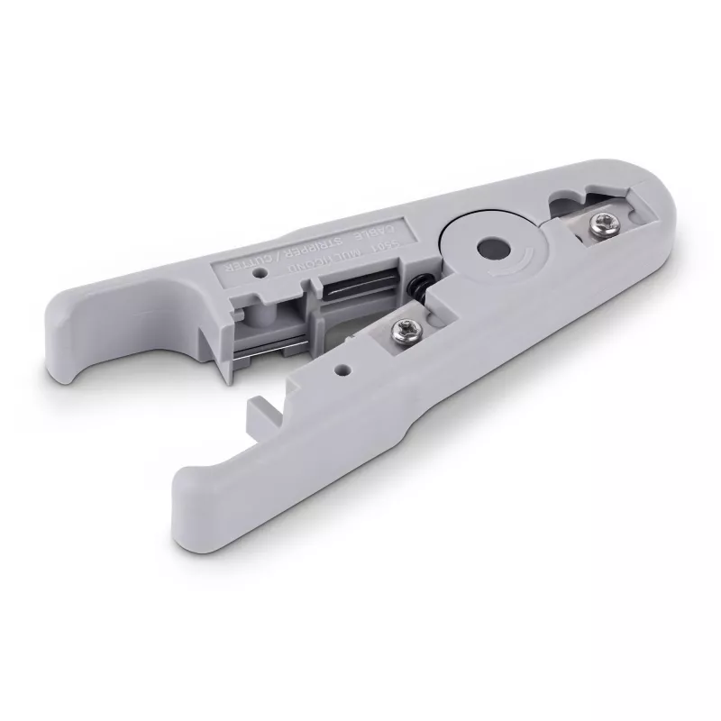 StarTech.com spelafili e tagliacavi per cavi di rete, spelafili professionale per cavi UTP/FTP/STP/coax, utensile spelafili e taglia rotante