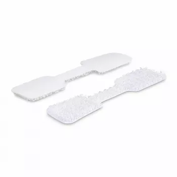 StarTech.com etichette per cavi da 3,5 pollici (9cm), confezione da 100, bianco, etichette per cavi con chiusura a gancio, etichette per cavi scrivibili per la gestione dei cavi, set di etichette per l'identificazione dei cavi